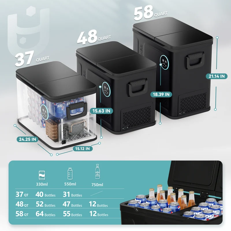 Euhomy Rover D1 Car Refrigerator (37QT/48QT/58QT)