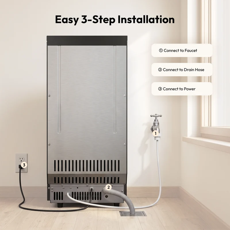 Euhomy Lucid S2 Cube Commercial Ice Maker