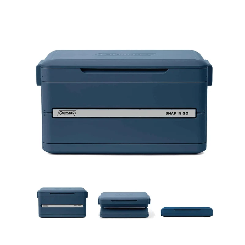Coleman Snap ‘N Go 55QT | 52 Liter faltbare Kühlbox | 2 Tage Kühlung