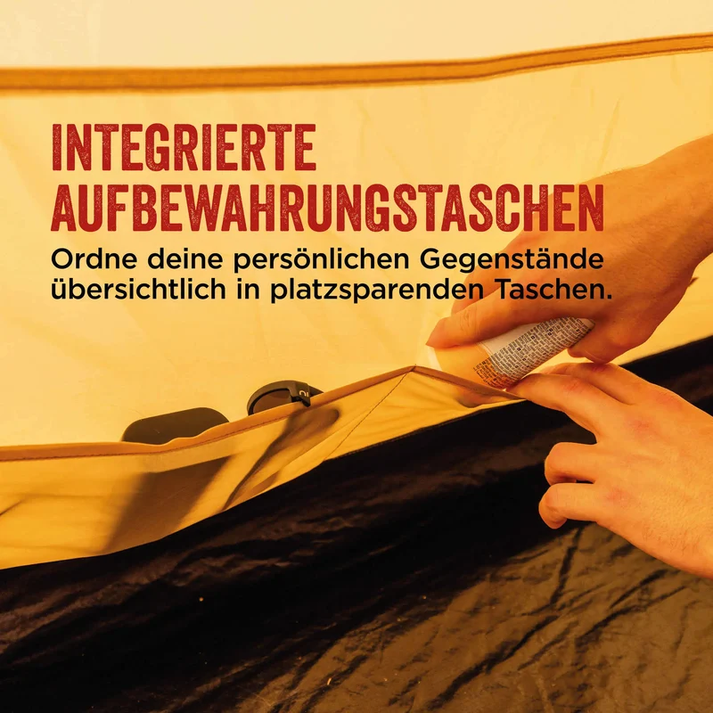 Coleman Darwin 4 Plus Summer | leichtes Kuppelzelt mit Vorraum | 4 Personen