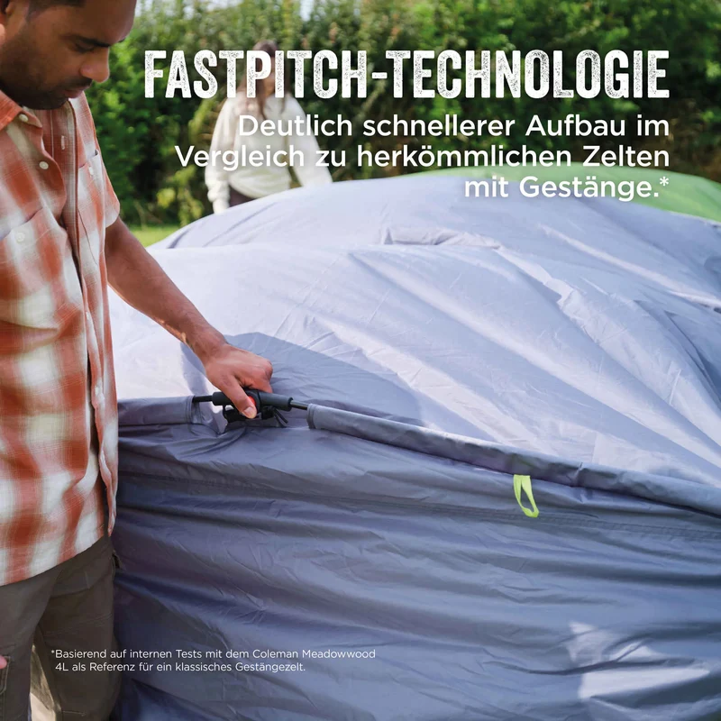Coleman FastPitch Victoria Falls 4 BlackOut Familienzelt | 4 Personen