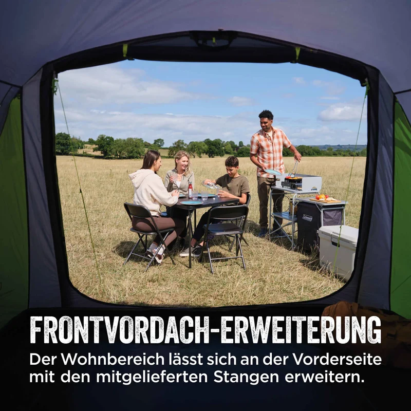 Coleman FastPitch Victoria Falls 4 BlackOut Familienzelt | 4 Personen