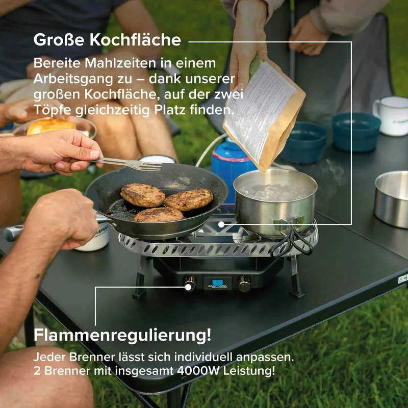 Campingaz Gaskocher Camp & Trek Twin Connect CV | 2 Brenner