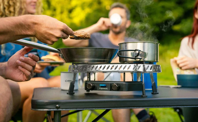 Campingaz Gaskocher Camp & Trek Twin Connect CV | 2 Brenner