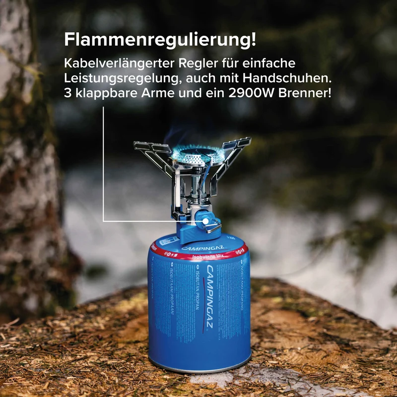 Campingaz Gaskocher Twister Connect CV PZ | mit Piezozündung | 1 Brenner