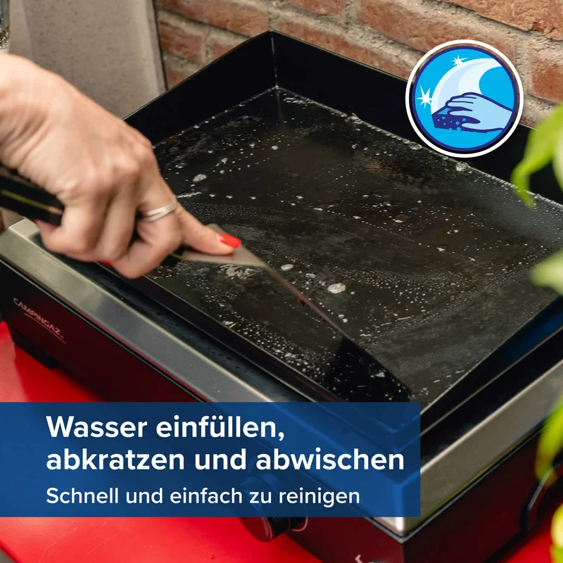 Campingaz Othello 1 CV Plancha-Gasgrill | Heiße Grillpllatte | 1 Brenner