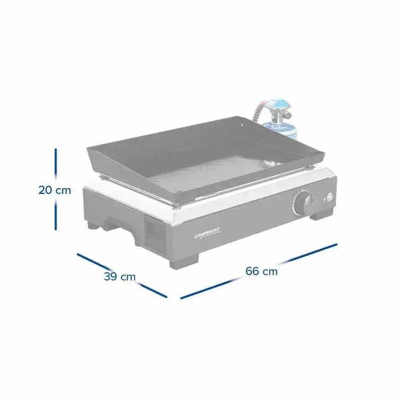 Campingaz Othello 1 CV Plancha-Gasgrill | Heiße Grillpllatte | 1 Brenner