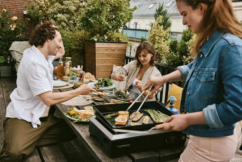 Campingaz Othello 1 CV Plancha-Gasgrill | Heiße Grillpllatte | 1 Brenner