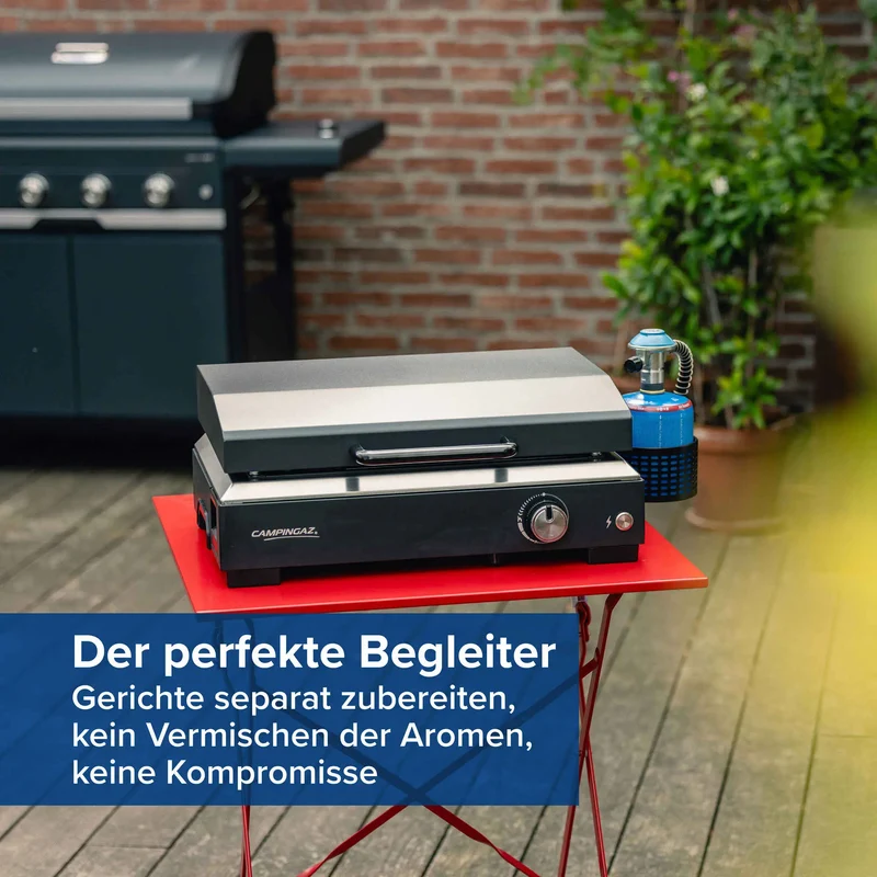 Campingaz Sigma 1 CV Plancha-Gasgrill | Heiße Grillplatte | 1 Brenner