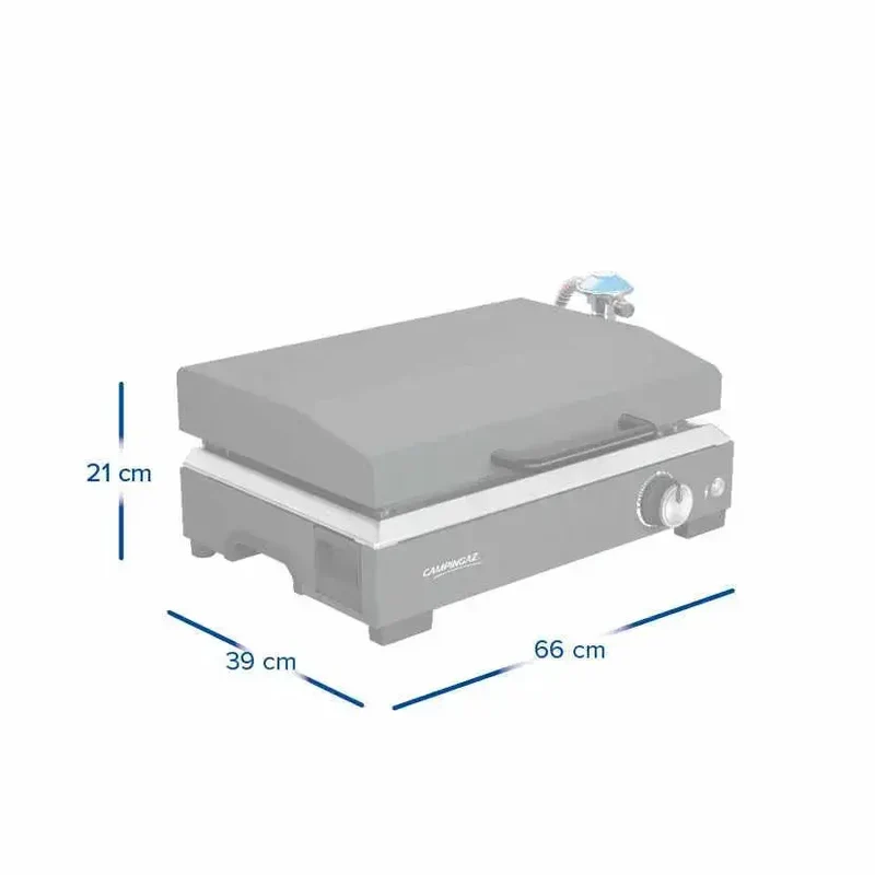 Campingaz Sigma 1 CV Plancha-Gasgrill | Heiße Grillplatte | 1 Brenner