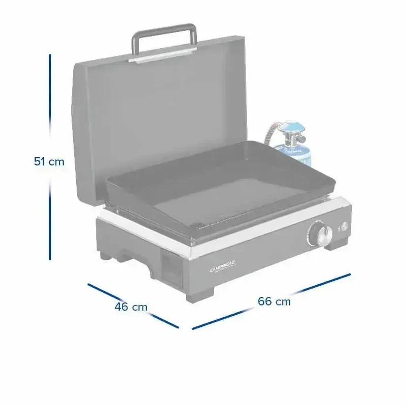 Campingaz Sigma 1 CV Plancha-Gasgrill | Heiße Grillplatte | 1 Brenner