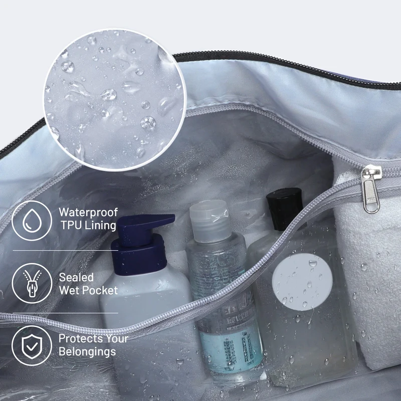 Sports Duffle Bag with Shoe Compartment & Wet Pocket