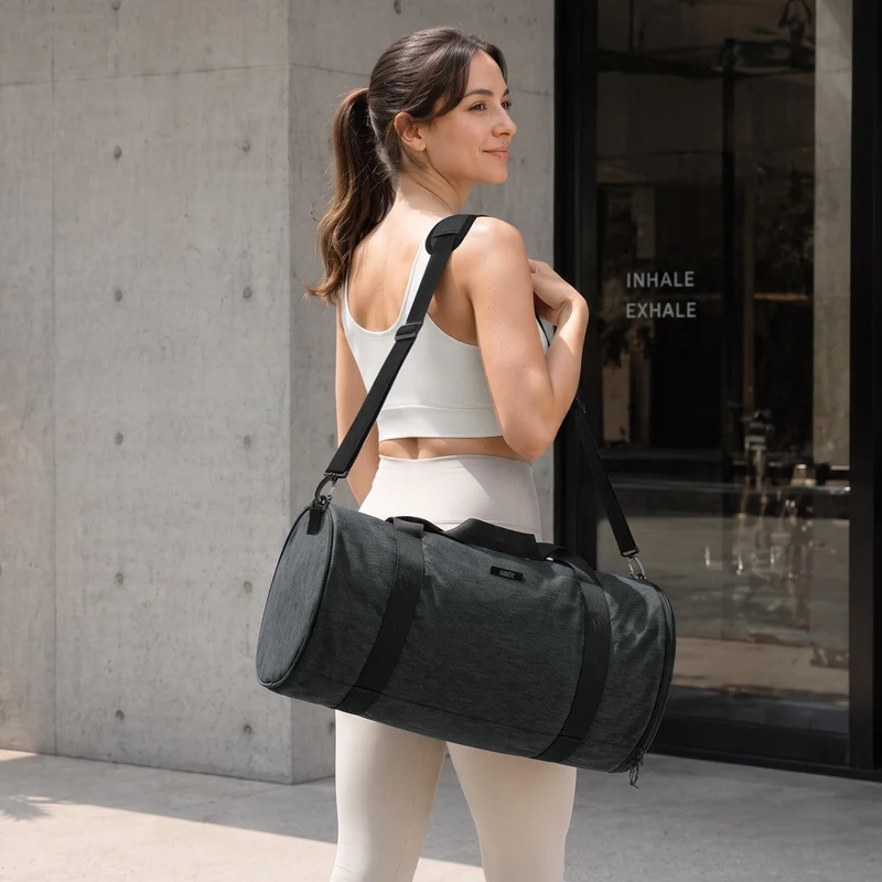 Sports Duffle Bag with Shoe Compartment & Wet Pocket