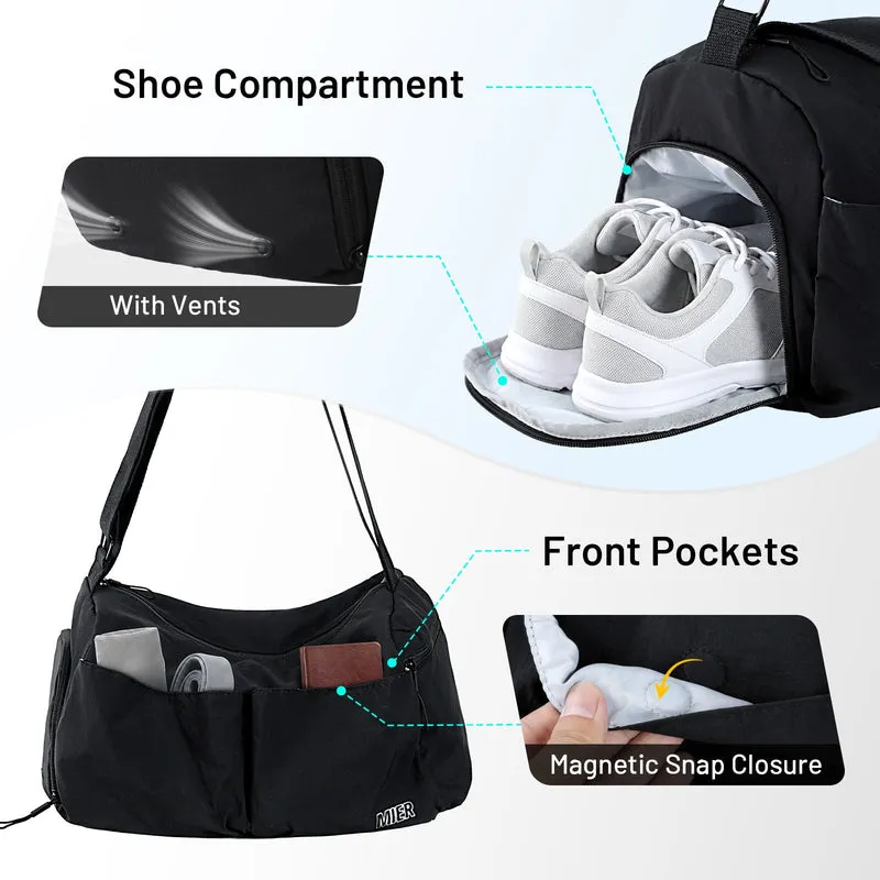Women's Gym Bag Sports Duffel Bag with Wet Pocket