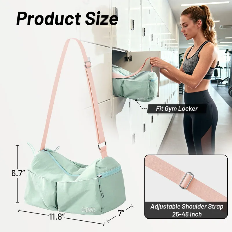 Women's Gym Bag Sports Duffel Bag with Wet Pocket