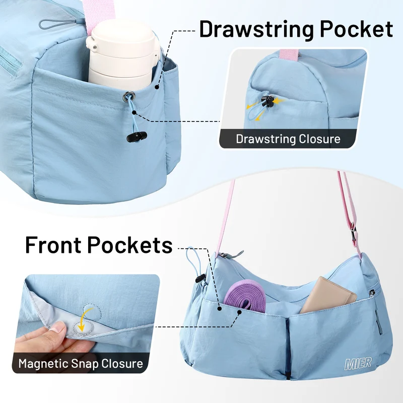 Women's Gym Bag Sports Duffel Bag with Wet Pocket