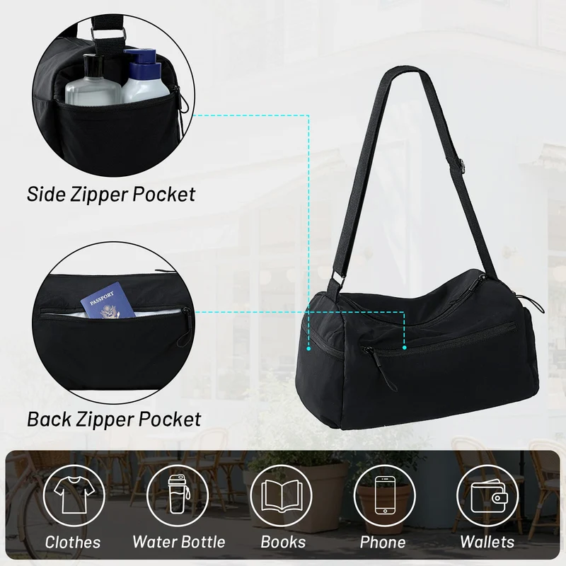 Women's Gym Bag Sports Duffel Bag with Wet Pocket