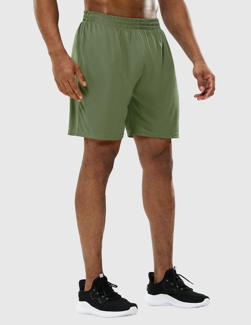 Men's Quick-Dry Athletic Running Shorts without Pockets