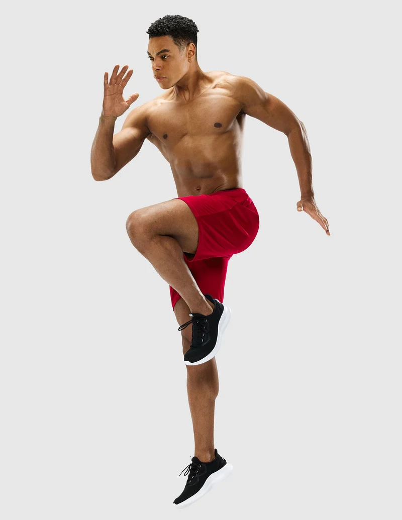 Men's Quick-Dry Athletic Running Shorts without Pockets