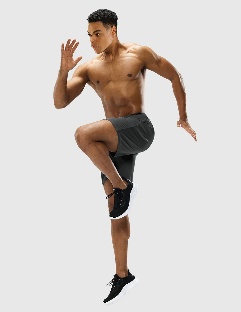 Men's Quick-Dry Athletic Running Shorts without Pockets
