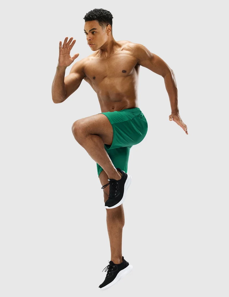 Men's Quick-Dry Athletic Running Shorts without Pockets