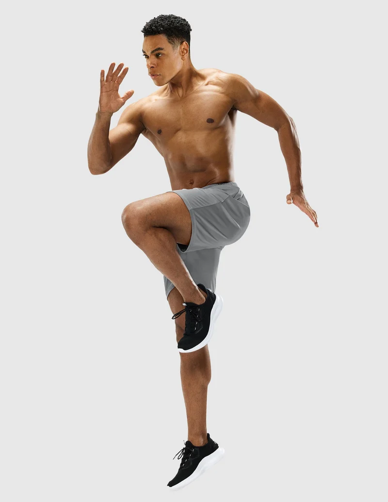 Men's Quick-Dry Athletic Running Shorts without Pockets