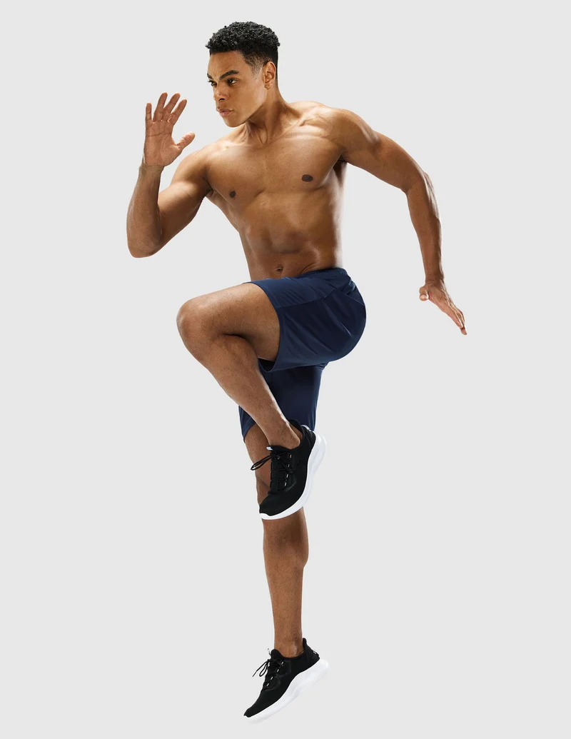 Men's Quick-Dry Athletic Running Shorts without Pockets