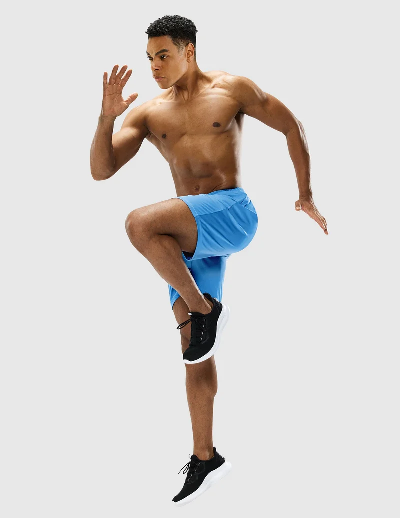Men's Quick-Dry Athletic Running Shorts without Pockets