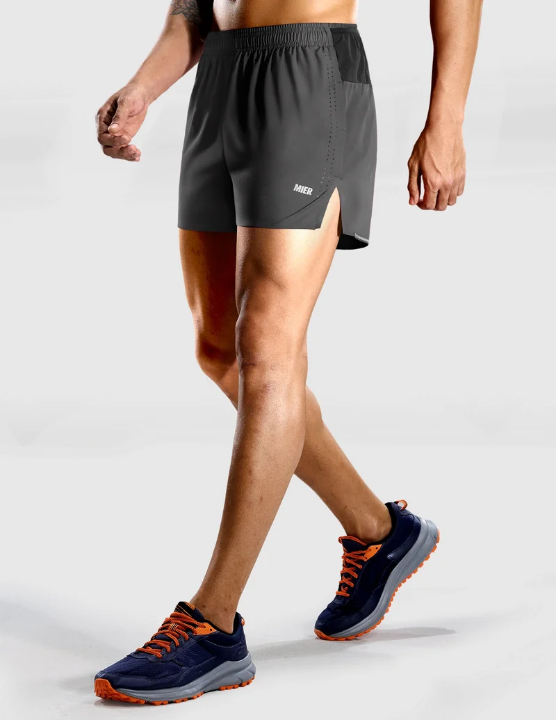 Limitless Men's 3.5" Running Shorts Marathon Training Shorts with Liner