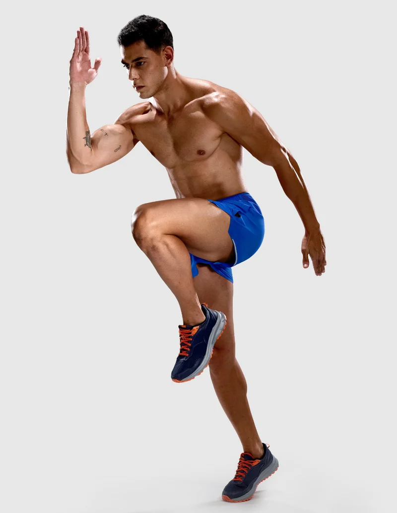 Limitless Men's 3.5" Running Shorts Marathon Training Shorts with Liner