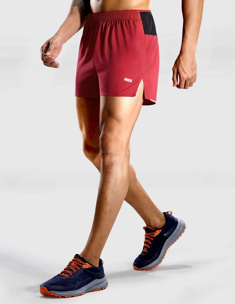 Limitless Men's 3.5" Running Shorts Marathon Training Shorts with Liner
