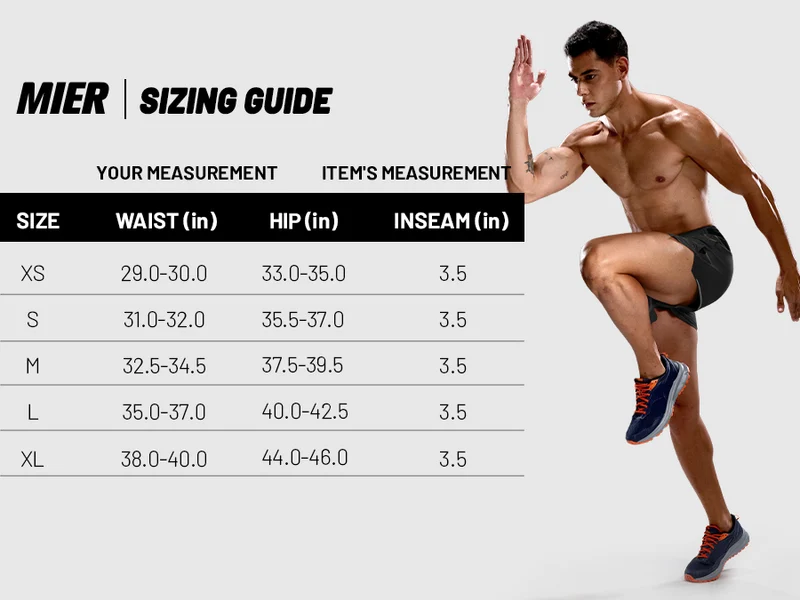Limitless Men's 3.5" Running Shorts Marathon Training Shorts with Liner