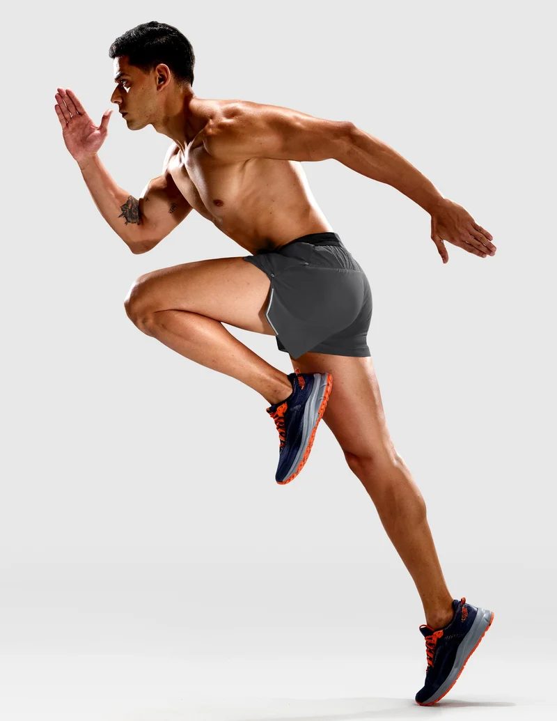 Limitless Men's 2.5" Running Shorts Marathon Race Shorts