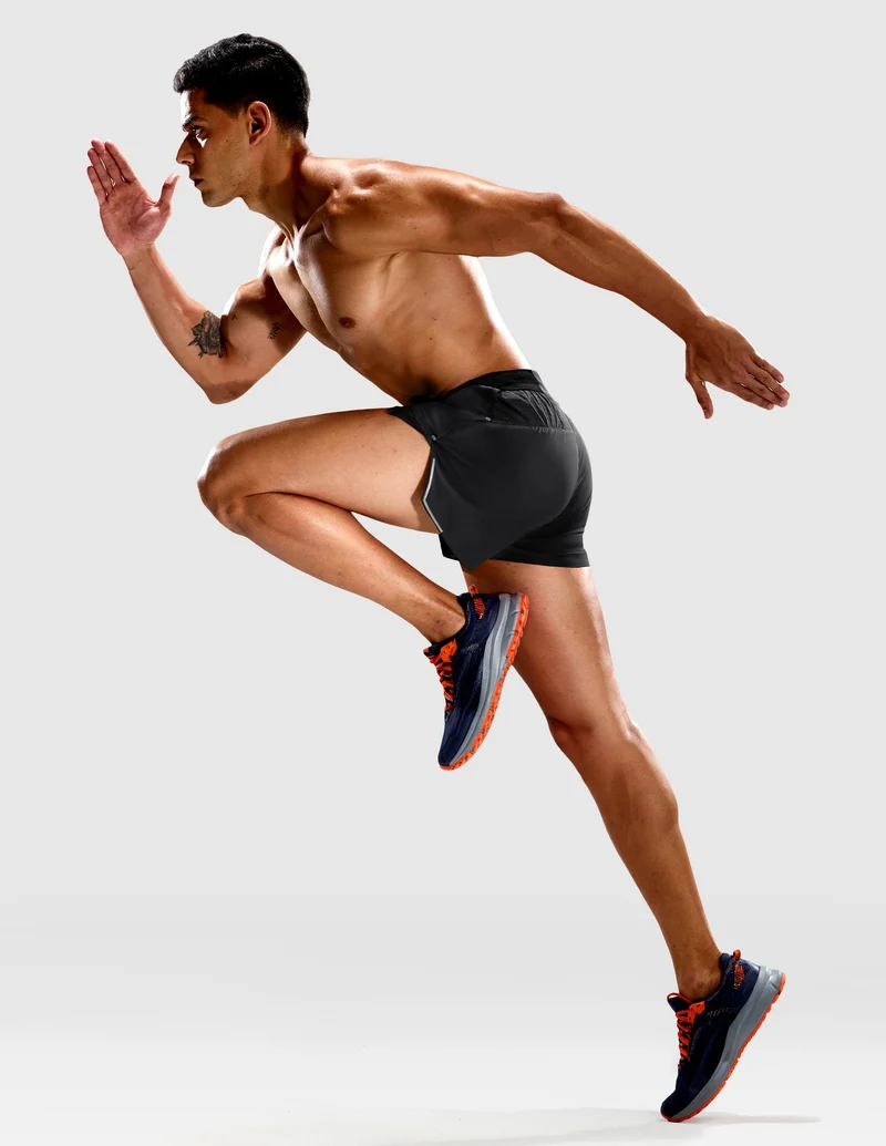 Limitless Men's 2.5" Running Shorts Marathon Race Shorts