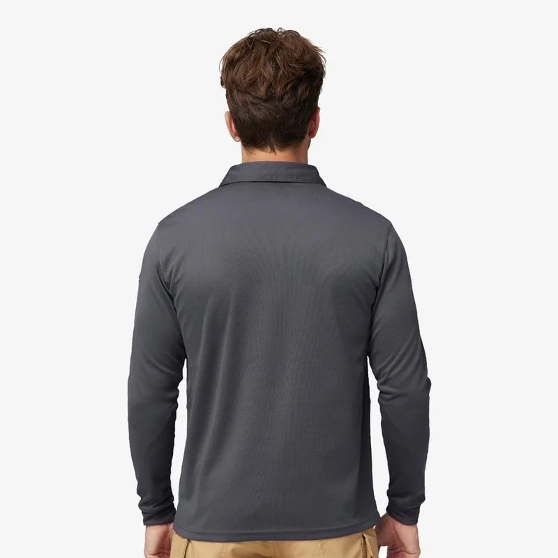Men's Outdoor Tactical Long Sleeve Polo Shirts Quick Dry