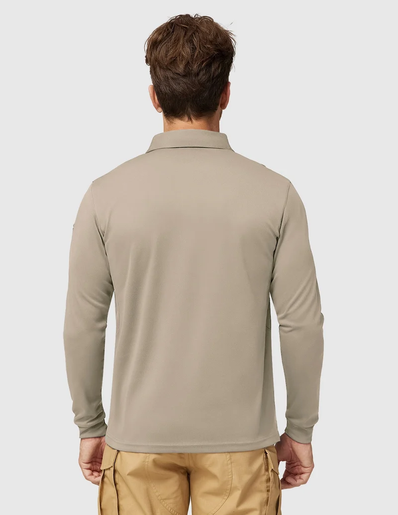 Men's Outdoor Tactical Long Sleeve Polo Shirts Quick Dry