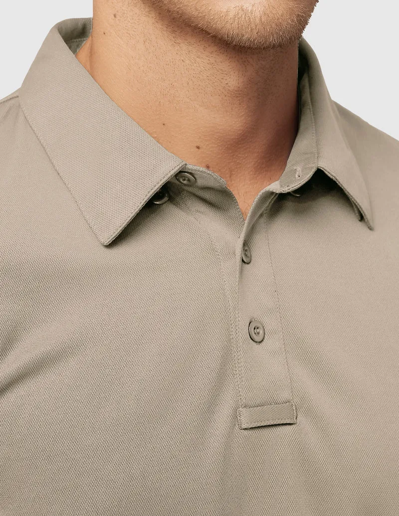 Men's Outdoor Tactical Long Sleeve Polo Shirts Quick Dry