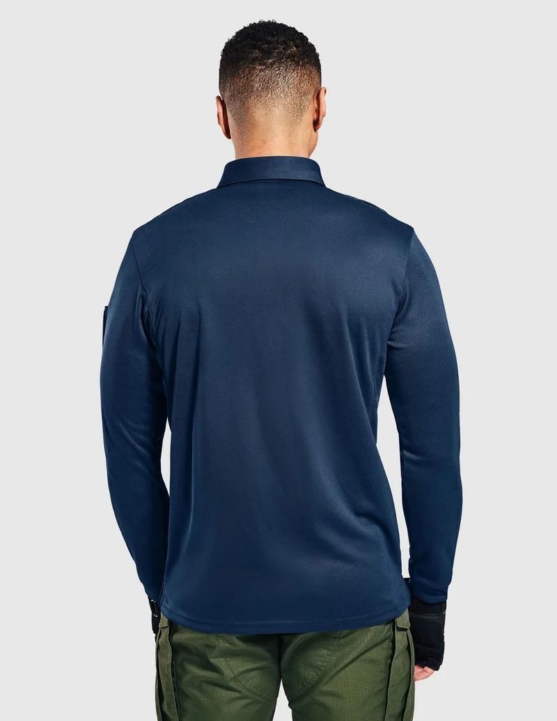 Men's Outdoor Tactical Long Sleeve Polo Shirts Quick Dry