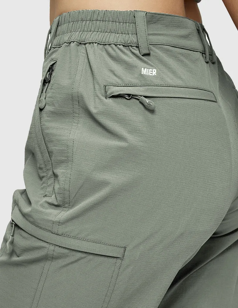 Women's Quick Dry Cargo Pants Lightweight Hiking Pants