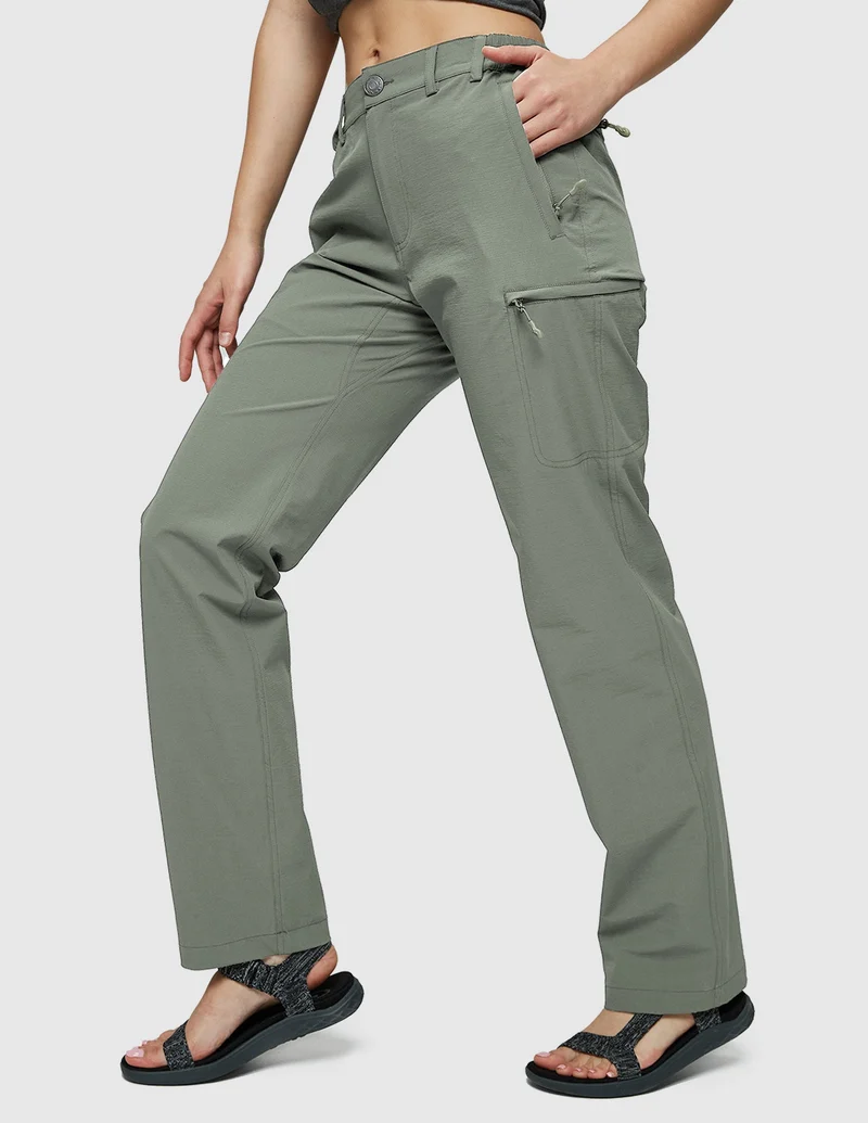 Women's Quick Dry Cargo Pants Lightweight Hiking Pants