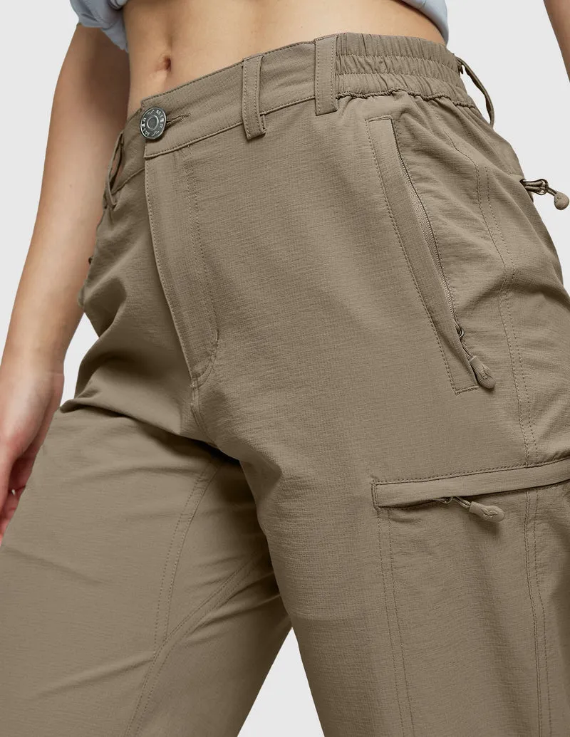 Women's Quick Dry Cargo Pants Lightweight Hiking Pants