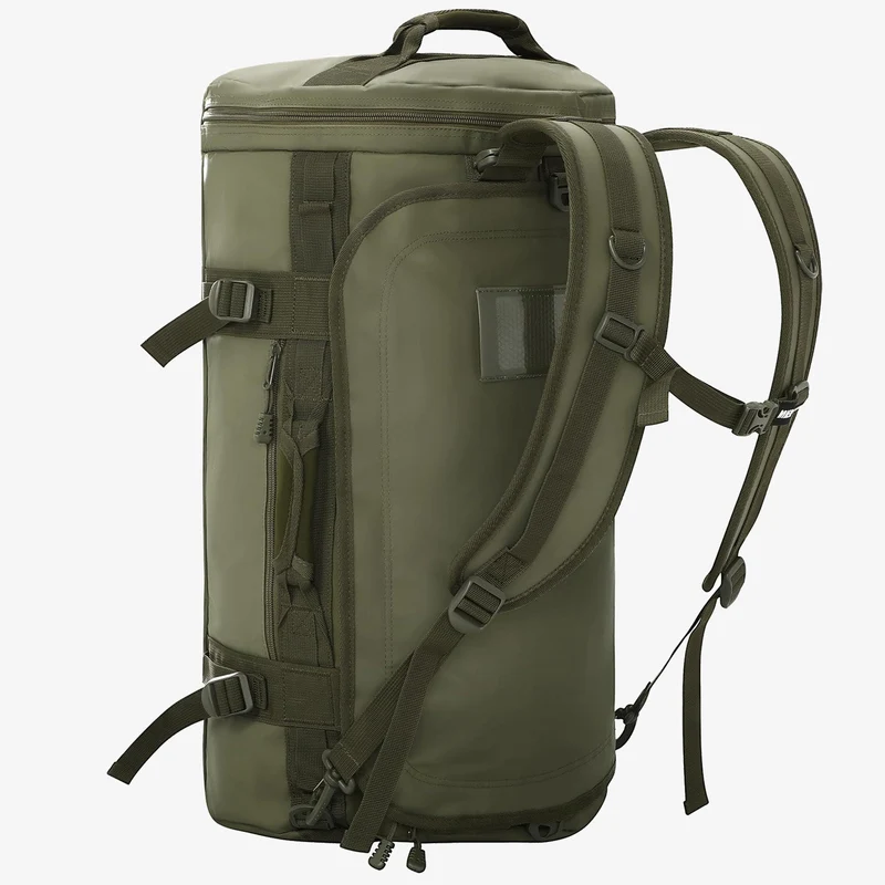 Large Duffel Backpack Sports Gym Bag with Shoe Compartment