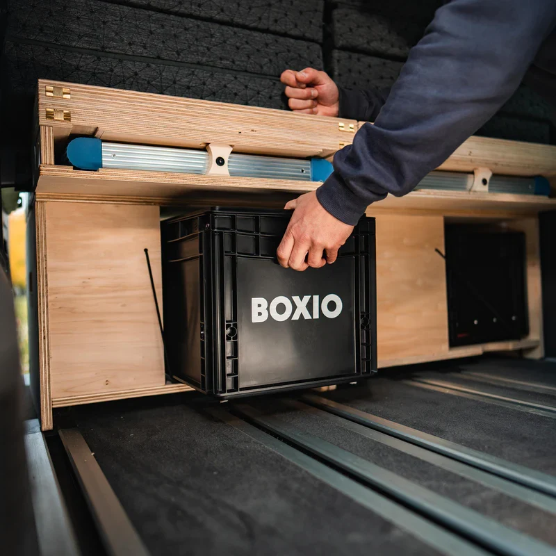 BOXIO RACK Modulare Campingbox mit Bett BUNDLE XL