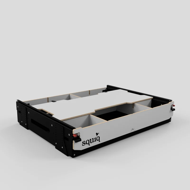 squiq Traveler maxi - Campingbox und Kofferraumauszug für Hochdachkombis