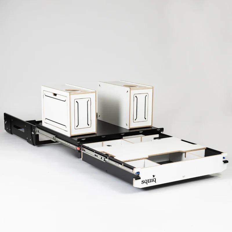 squiq Traveler regular – Campingbox und Kofferraumauszug für Kombis und große SUVs