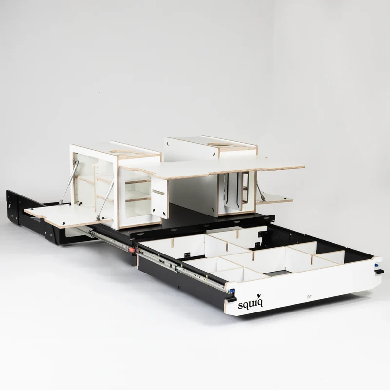 squiq Traveler regular – Campingbox und Kofferraumauszug für Kombis und große SUVs