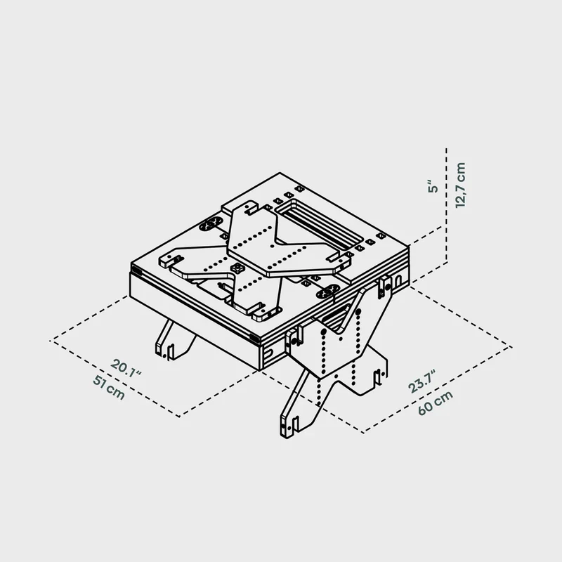 BOXIO RACK Modulares Campingbett XS