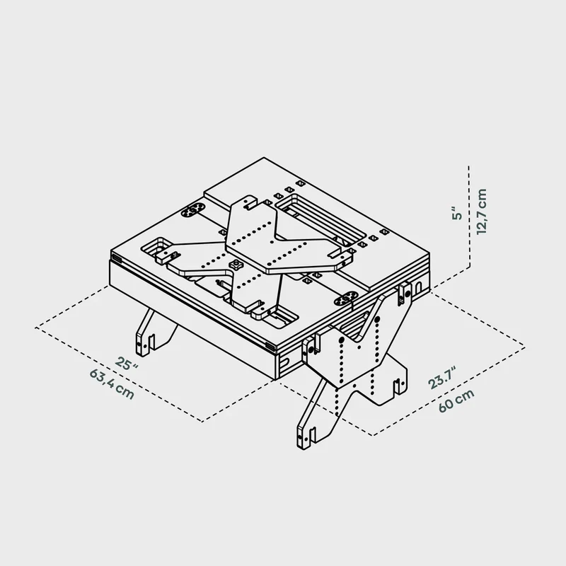 BOXIO RACK Modulares Campingbett S
