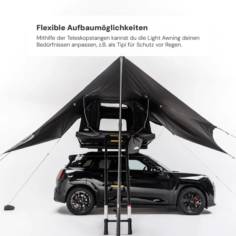 Vorzelt LIGHT AWNING für Dachzelt ROOF SPACE 2 & 4