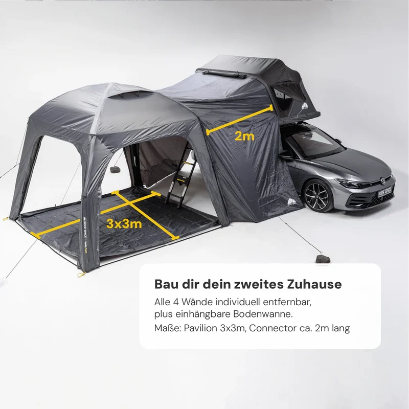 Vorzelt FAMILY BASE für Dachzelt ROOF SPACE 2 & 4